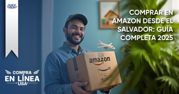 Amazon hace envíos a El Salvador a través de Quick Box USA