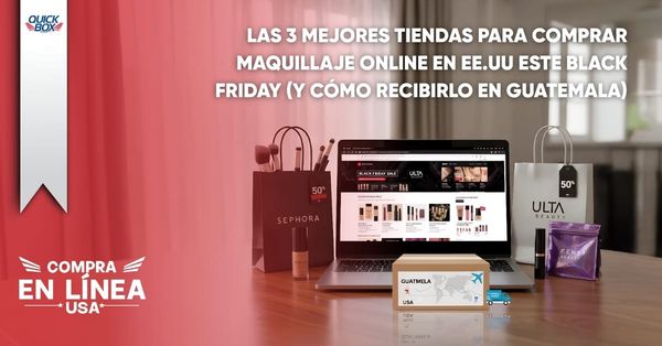 Las 3 mejores tiendas para comprar maquillaje online en EE.UU desde Guatemala