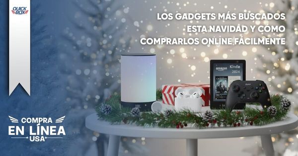 Los gadgets tecnológicos más buscados AirPods Pro, Kindle, AirTag y accesorios gamer, se pueden comprar y recibir fácilmente con Quick Box USA