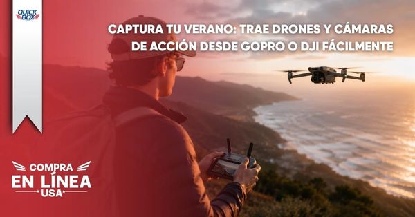 Captura tu verano: trae drones y cámaras de acción desde GoPro o DJI fácilmente