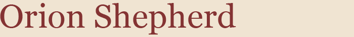Orion-shepherd