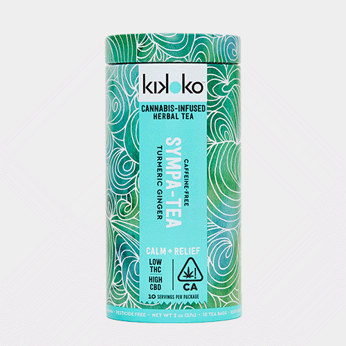Animated gif that’s basically a slideshow of Kikoko tea products.