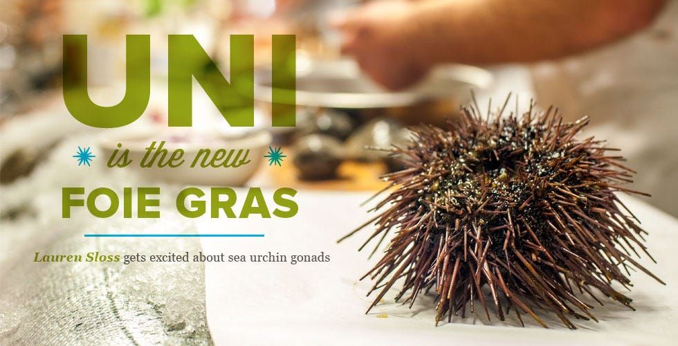 Uni Is the New Foie Gras