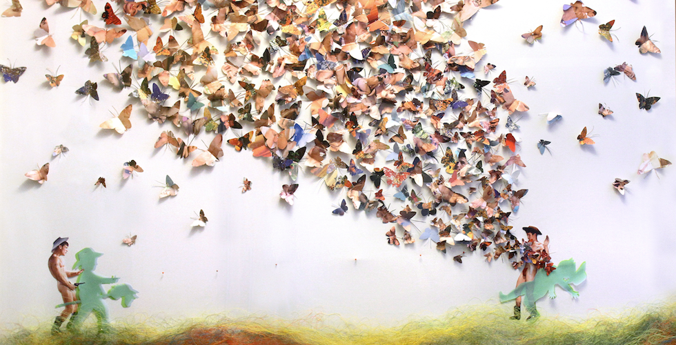 This SF Artist Cuts Butterflies Out of Old Porn