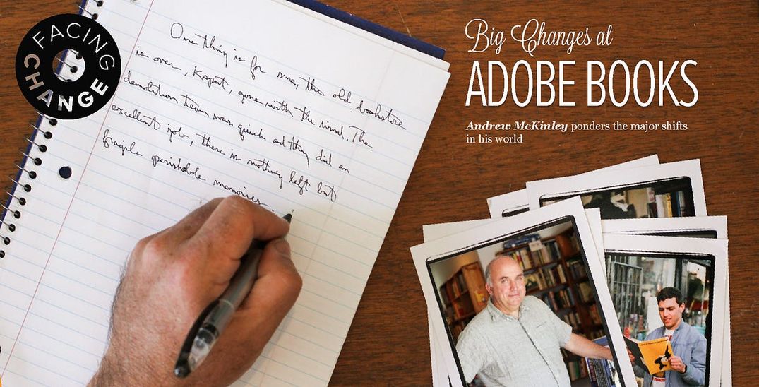 Big Changes at Adobe Books