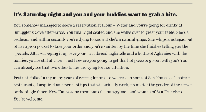 A Big Tip