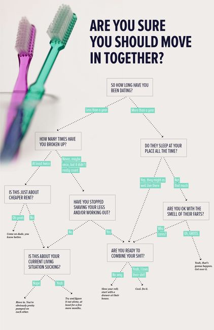FLOWCHART: Should You Move In Together?