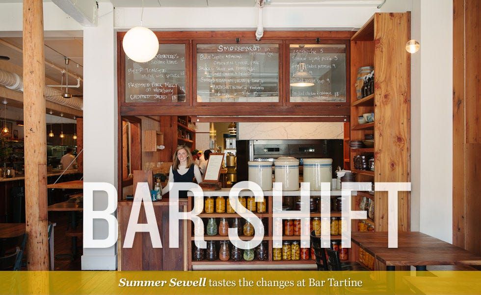 The New Bar Tartine