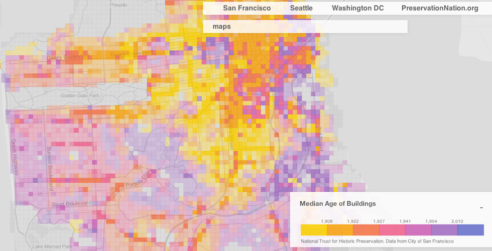 Map: Check Out the Age of the Buildings in Your Neighborhood