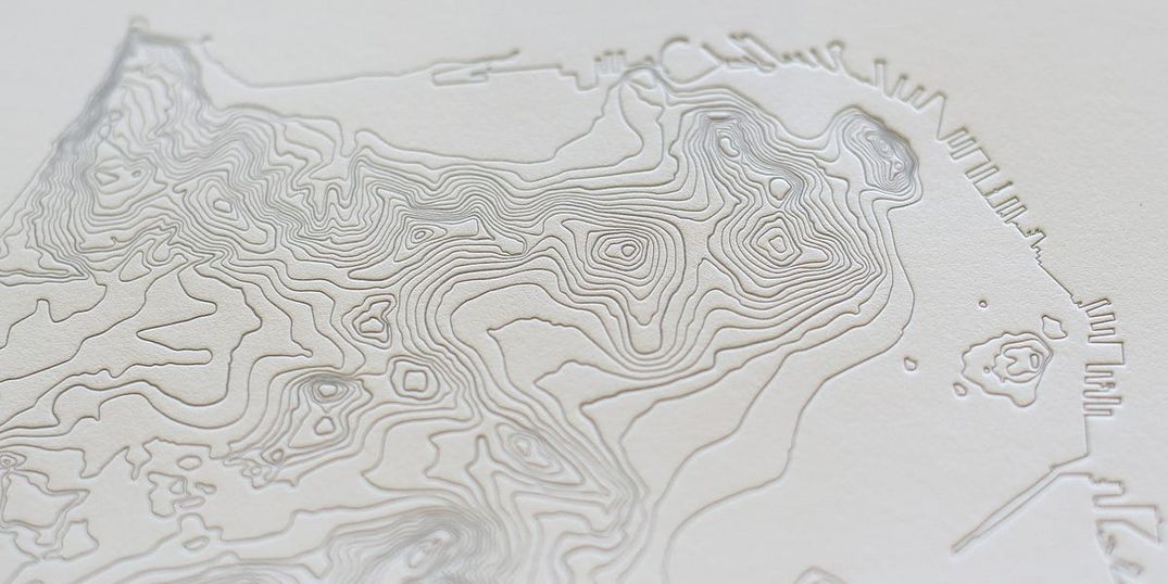 New In the Shop: SF Topography Map