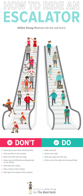 How to Ride an Escalator