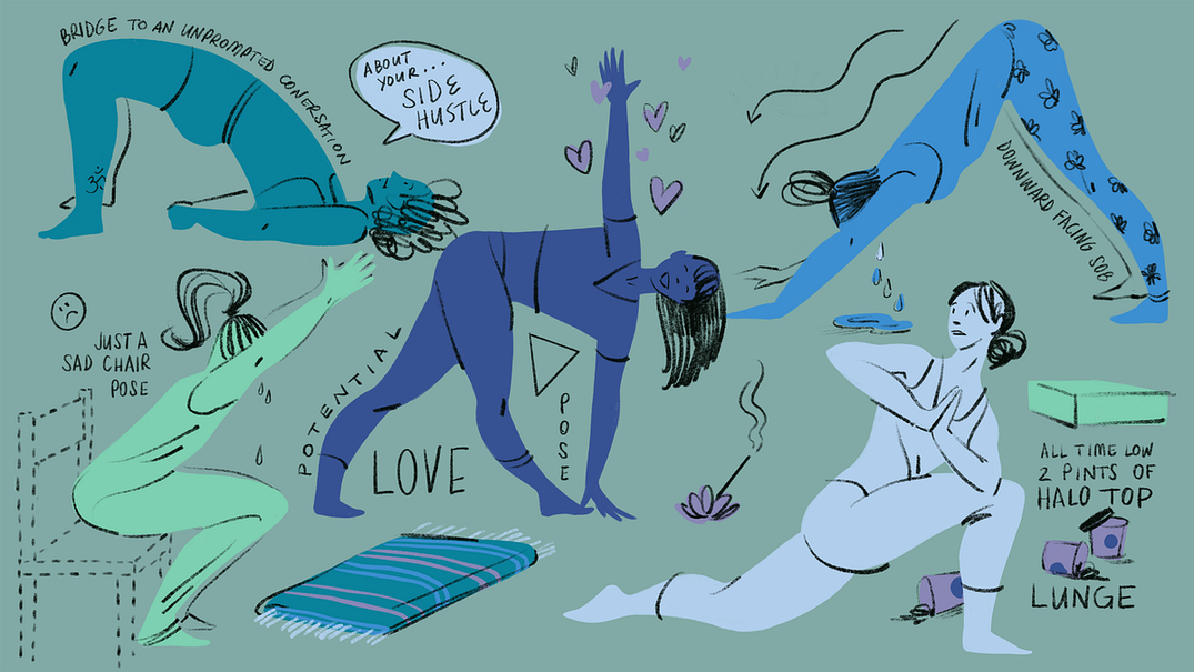 Yoga Poses for People Who’ve Been Single a While
