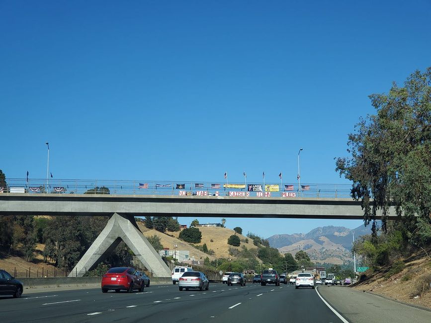 Anti-vaxxers Take Over Bay Area Overpass