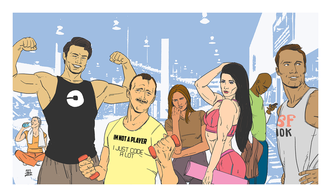 The Seven People You’ll Meet at a San Francisco Gym