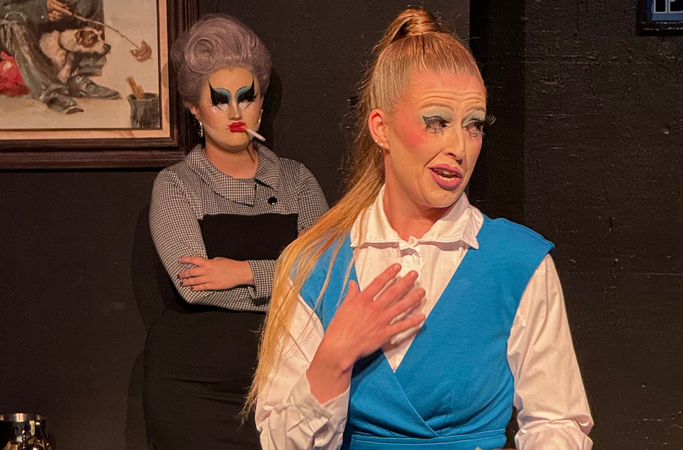 This 1960's drag murder mystery is a campy romp in the Mission