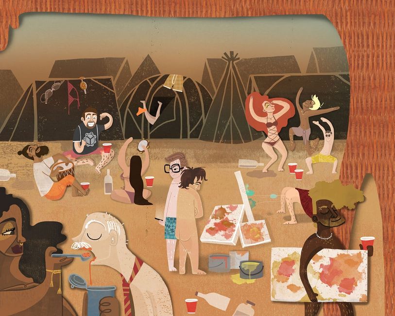 What Non-Burners Think Happens at Burning Man