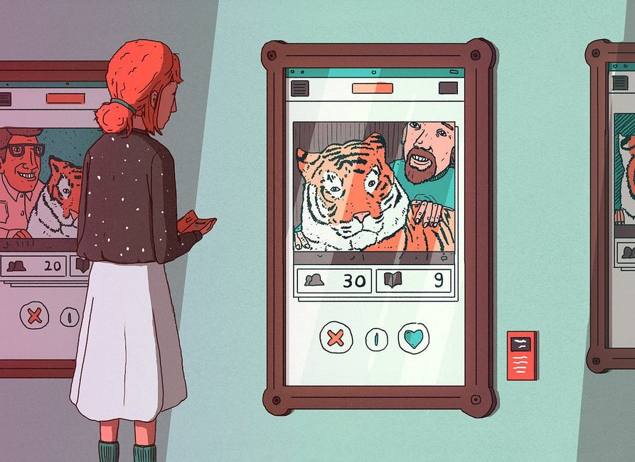 What’s with All the Tiger Selfies on Dating Apps?