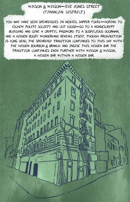An Illustrated Guide to San Francisco’s Hidden Restaurants