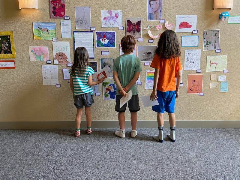 How an Artist Turned Her Apartment Building Into a DIY Museum for Kids Stuck at Home