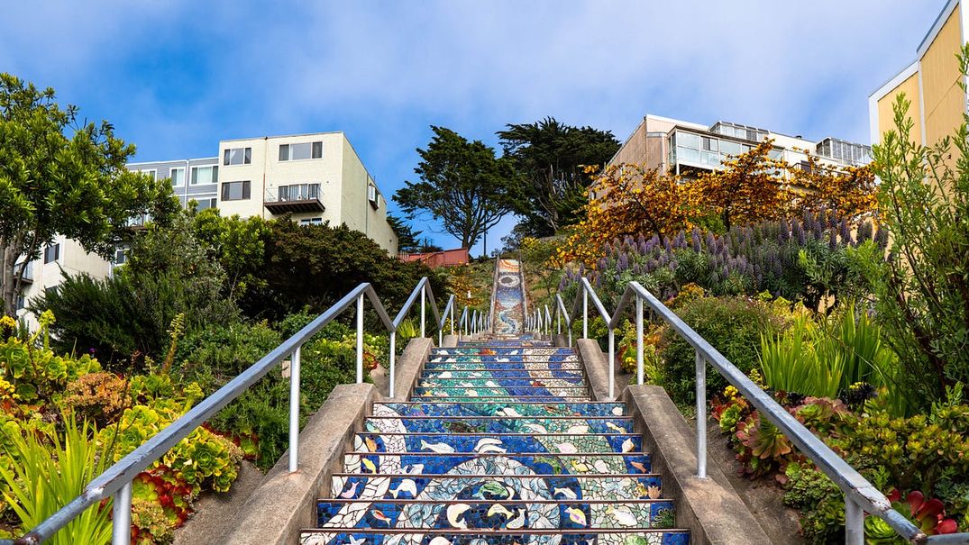 7 Beautiful Mosaic-Tiled Stairways in San Francisco