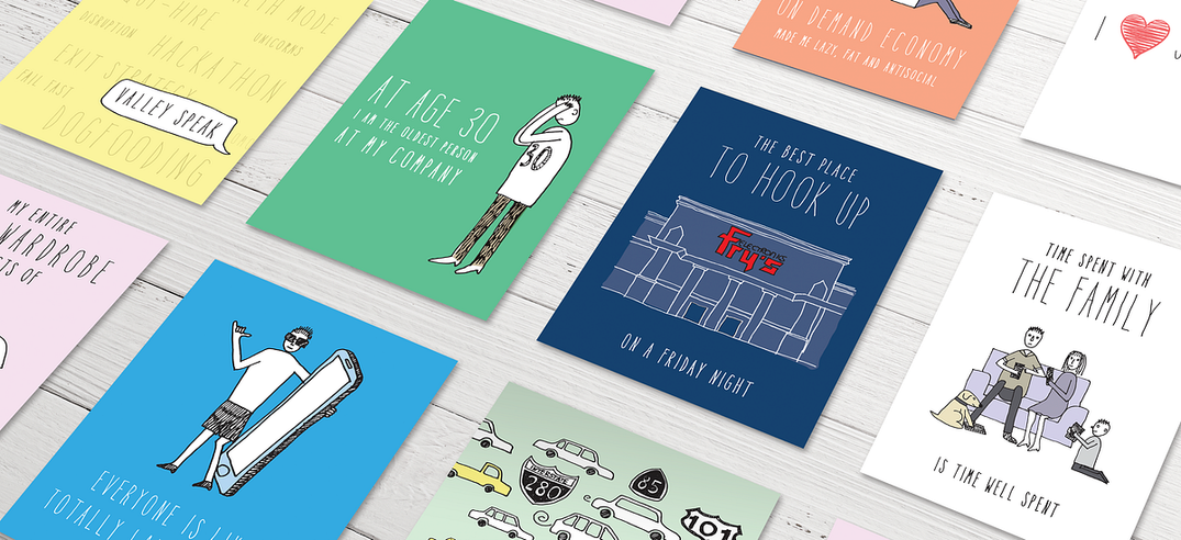 Greeting Cards for Geeks: Announcing “Only in Silicon Valley”