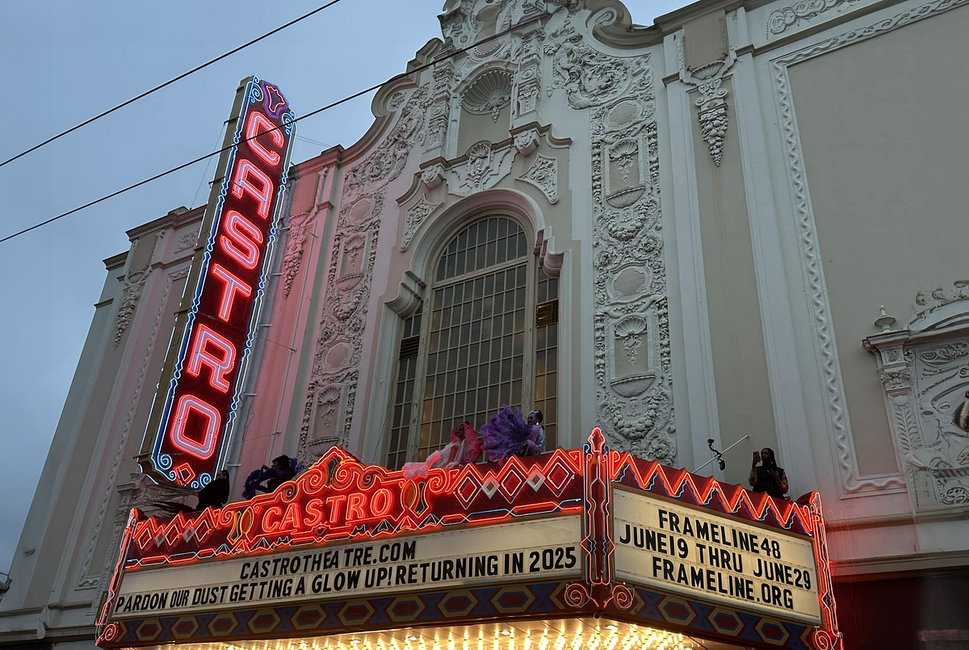 The Castro Theatre sign is finally back with us