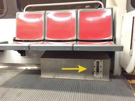 Image of: What’s That Huge Box of Sand for Under the MUNI Seats?