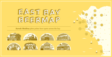Image of: East Bay Beer Map