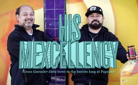 Image of: The Burrito King Behind Papalote