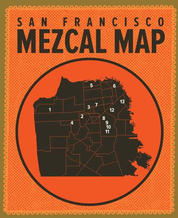 Image of: The San Francisco Mezcal Map