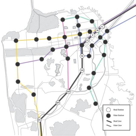 Image of: The BART Map of Our Dreams