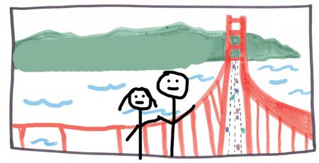 Image of: Engagement Photos from the Top of the Golden Gate Bridge