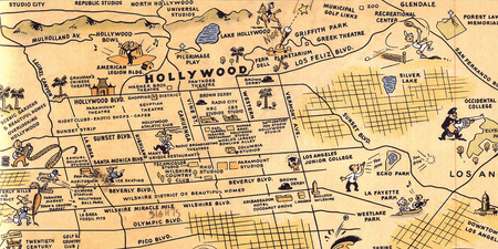 Image of: 10 Unusual Maps of Los Angeles