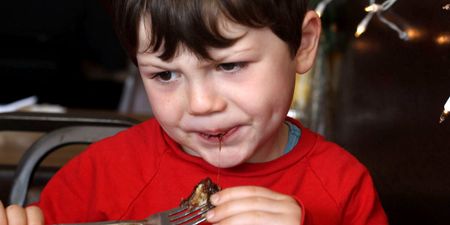 Image of: A Four Year Old Reviews Mission Chinese Food (with his face)