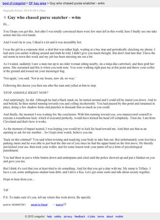 Image of: This SF Woman’s Missed Connection Story is a Really Good Read