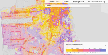 Image of: Map: Check Out the Age of the Buildings in Your Neighborhood