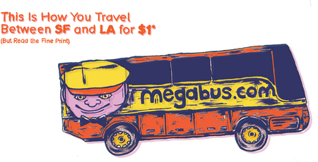 Image of: This Is How You Travel Between SF and LA for $1* (But Read the Fine Print)