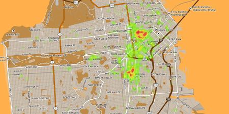 Image of: New Map Improves Upon Popular Poop Map of SF