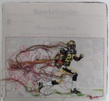 Image of: All the News that’s Fit to Embroider: Works by Lauren DiCioccio