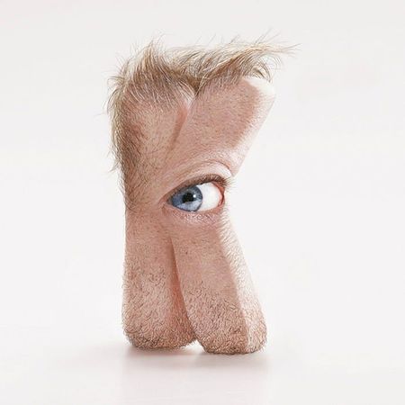Image of: This Human Font is Totally Freaky