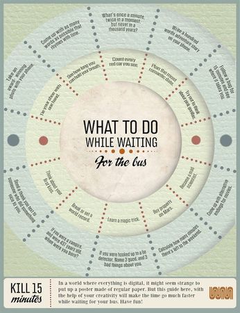 Image of: Stuff to Do While Waiting for the Bus