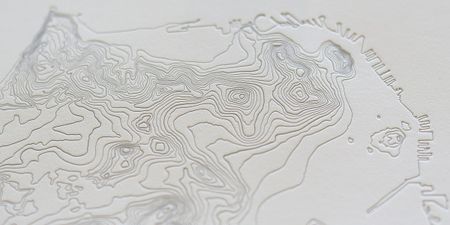 Image of: New In the Shop: SF Topography Map