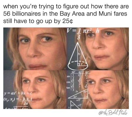 Image of: About that Muni Fare Hike…