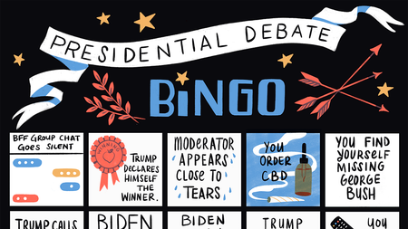 Image of: The 2020 Presidential Debate Bingo Card (Or Drinking Game)