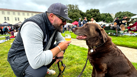 Image of: Families, dogs, and local brews take over the Presidio