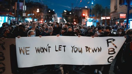 Image of: PHOTOS: The Castro Mourns RBG