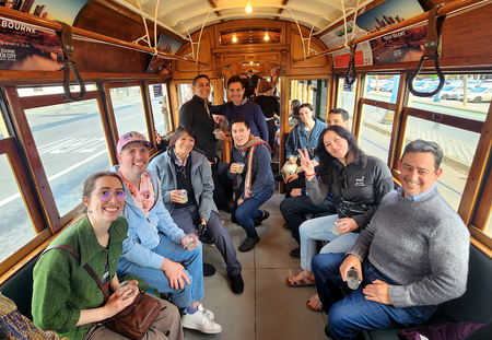 Image of: We rented a vintage San Francisco streetcar — then got trashed on it