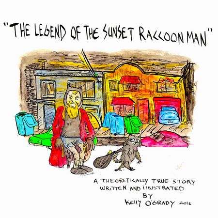 Image of: The Legend of the Sunset Raccoon Man
