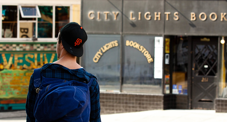 Image of: San Francisco’s oldest paperback bookstore: City Lights