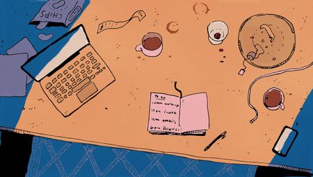 Image of: All in a Day’s Work (from Home)